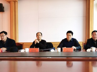 平安临夏建设考评组对cq9电子官网入口公司平安临夏建设事情举行考评