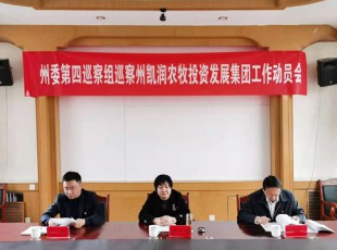 州委第四巡察组巡察cq9电子官网入口公司巡察事情发动会召开